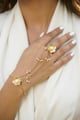 Noor Hand Harness Gold color