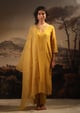 Mustard Rangoon Kurta Set Yellow color