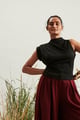 Aura Top Black color