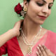 Leela Pendent Set Gold/Pink color