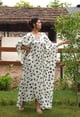 Vida Kaftan White & Balck color