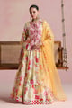 Aswi Lehenga Set Multicolor color