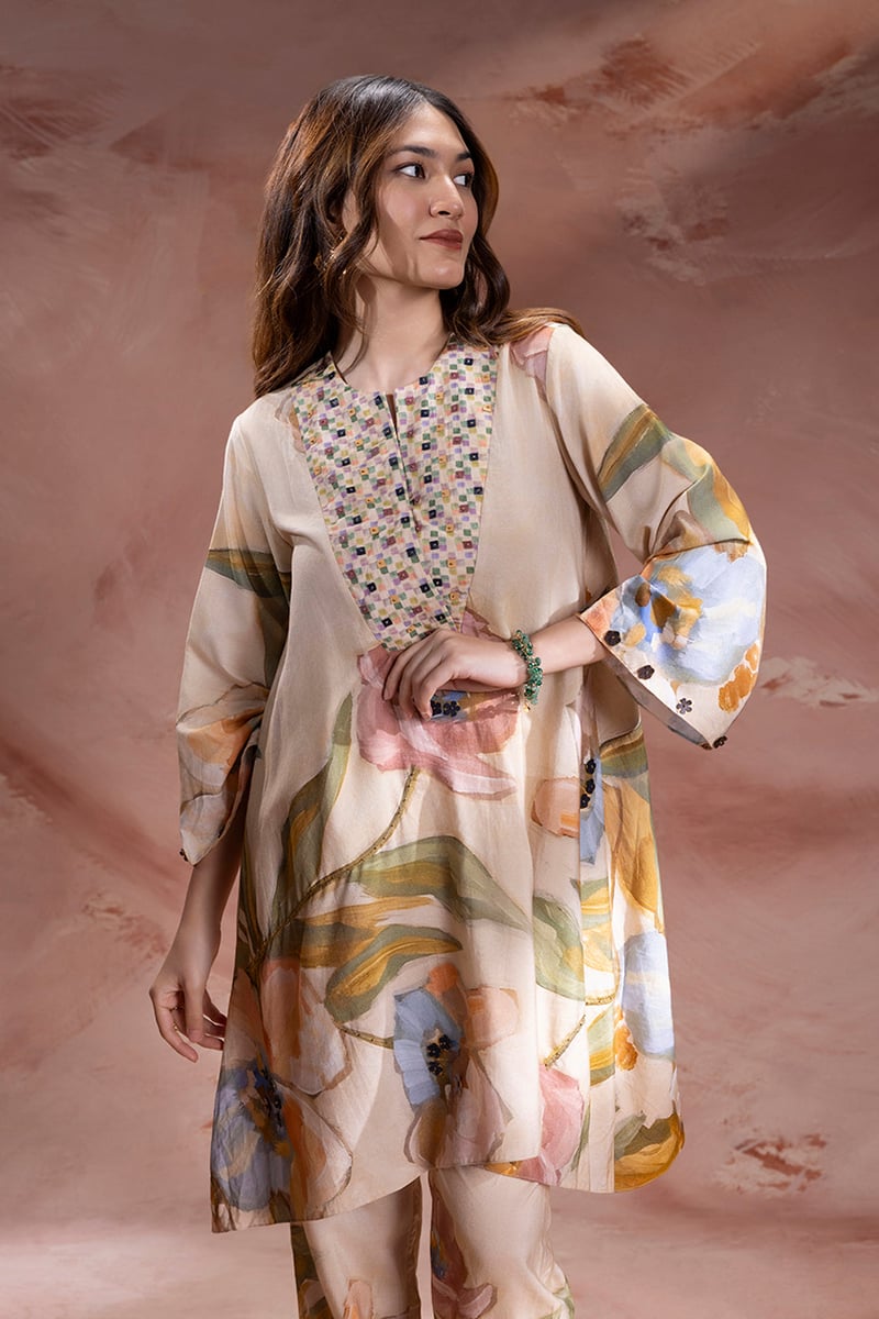 Zeya Embellished Tunic And Pants