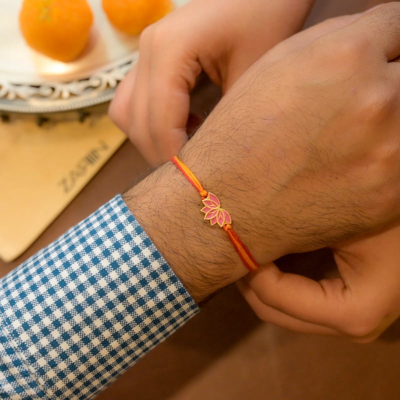 Lotus Aura Rakhi