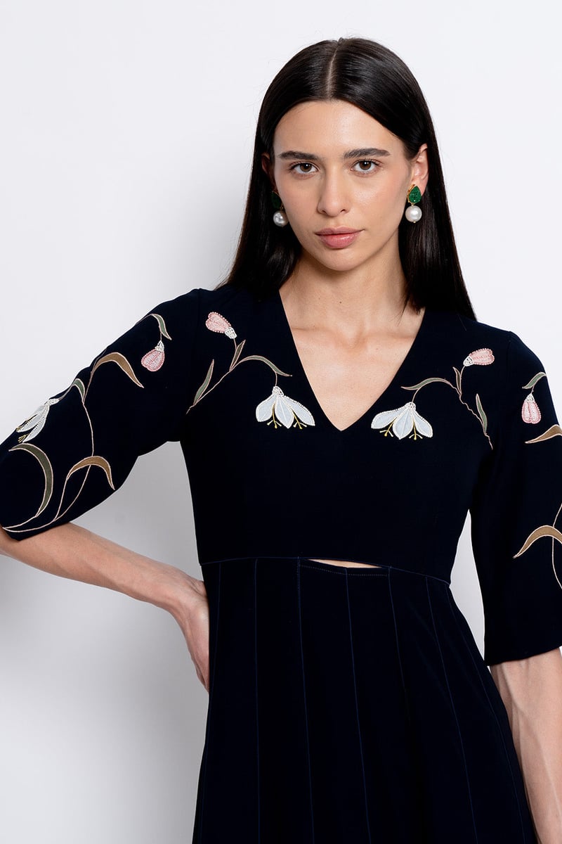 Madhya - Navy Dress