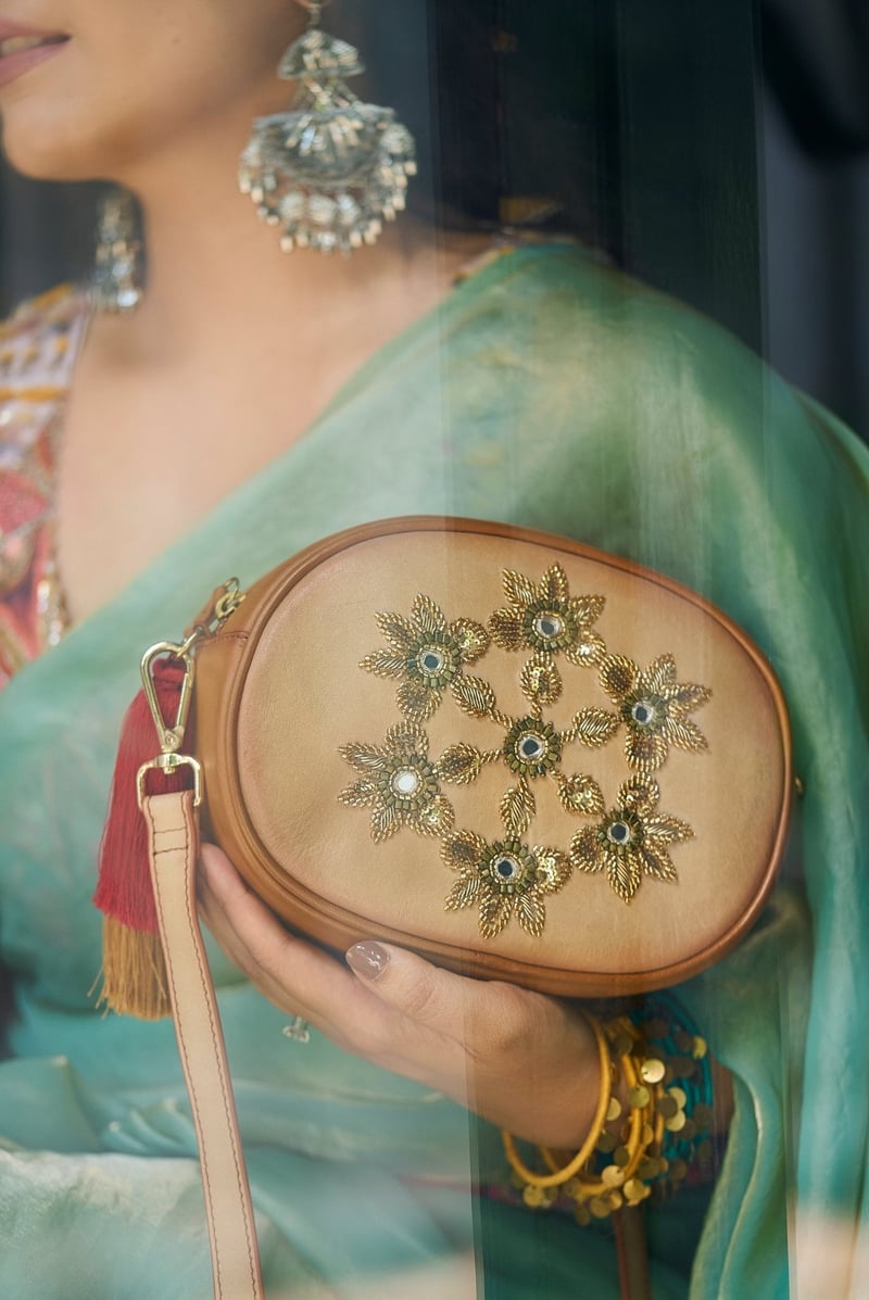 Jhilmil Leather Bag