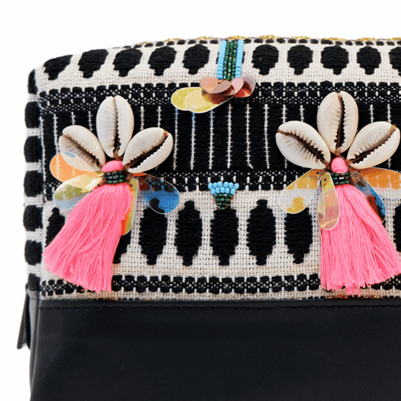 New Make Up Kit Big - Black With Shells