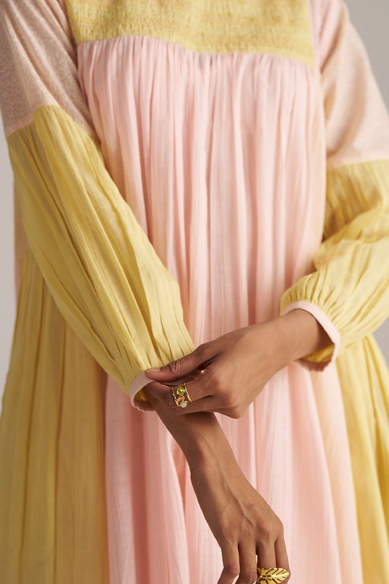 Dusty Citron and Powder Pink A-Line Co-ord Set