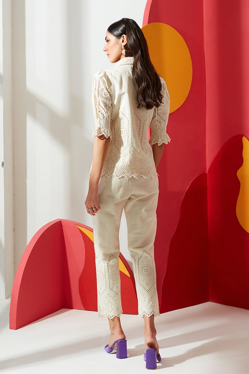 Classic Broderie Co-ord Set