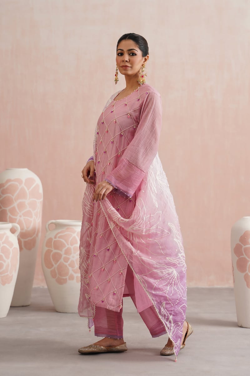 Gulnama Dupatta Set