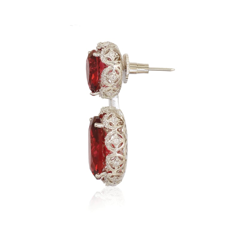 Pink Radiant Earrings