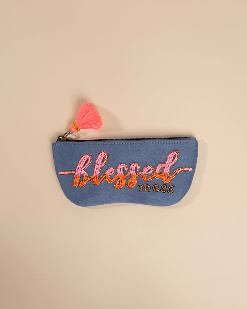 Sunglass Cover- Blessed