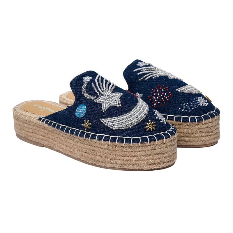 Starry Night Dark Denim Platforms