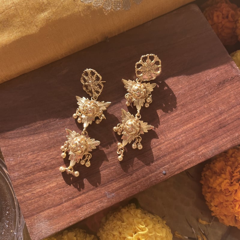 Triplet Dangler Earrings
