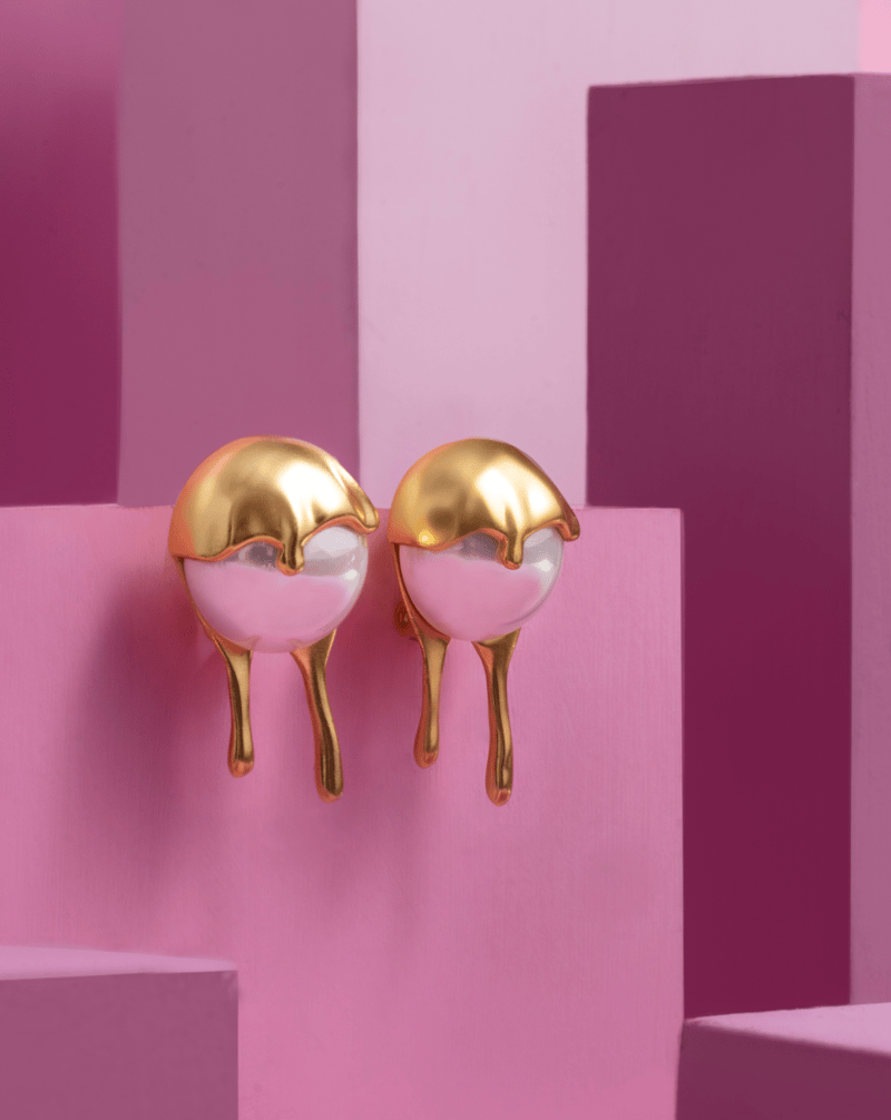 Melting Studs - Golden