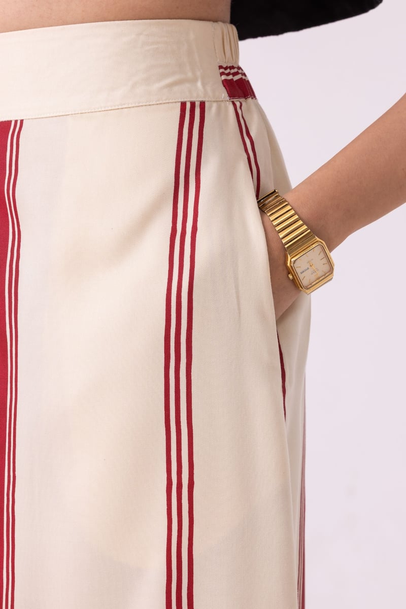 Prynne Striped Skirt