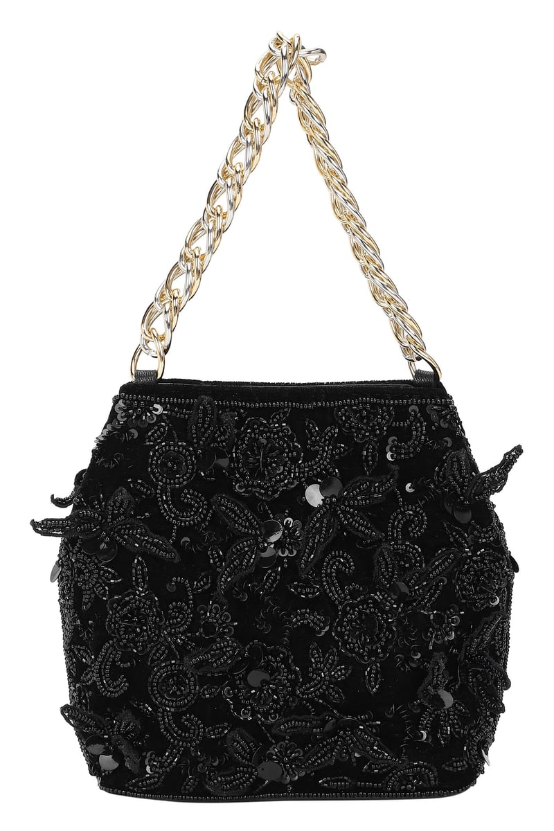 Seher Black Potli Bag