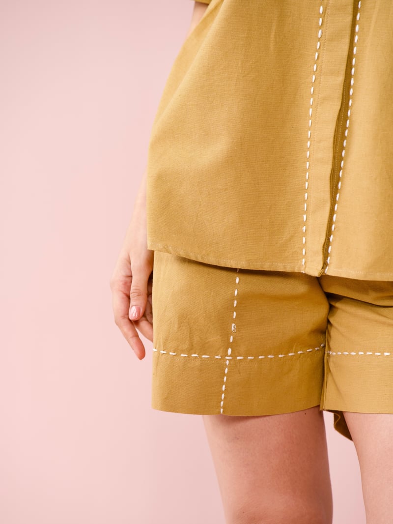 Drift Linen Blend Co-ord Set with Shorts