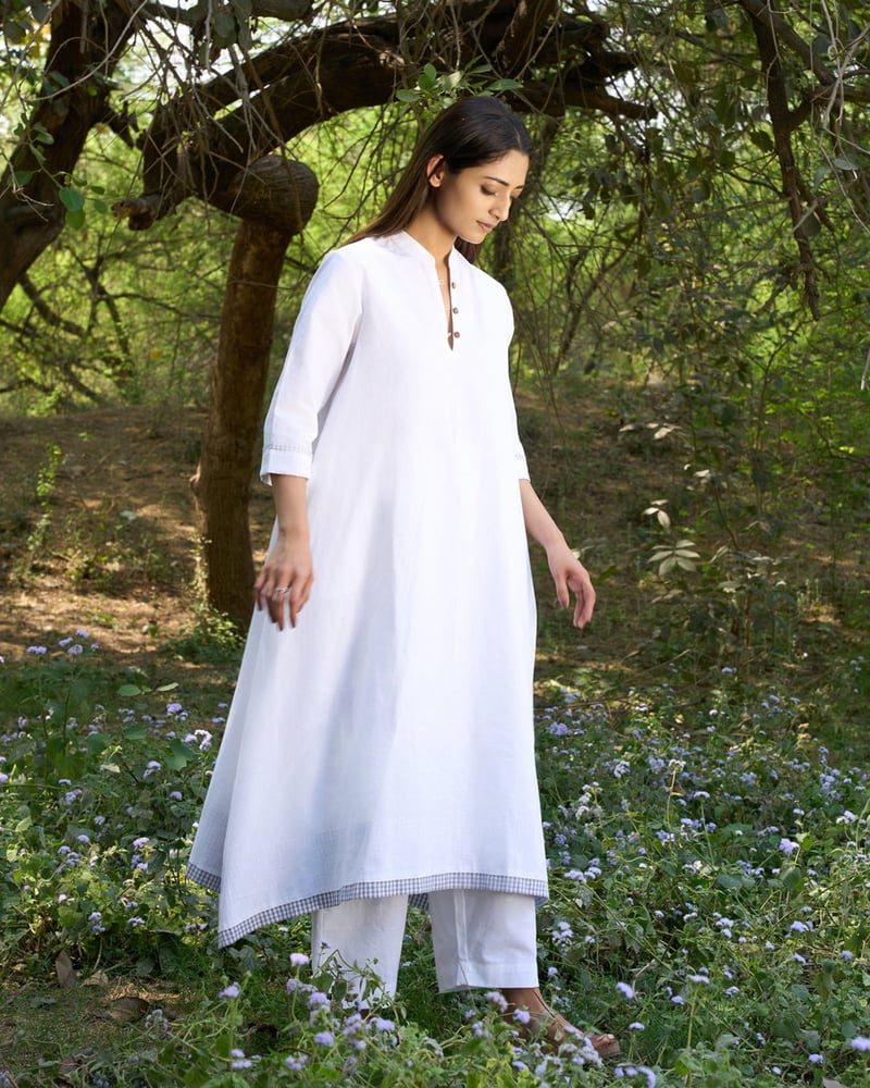 Bree Asymmetrical Flared Tunic With Wide Leg Pants