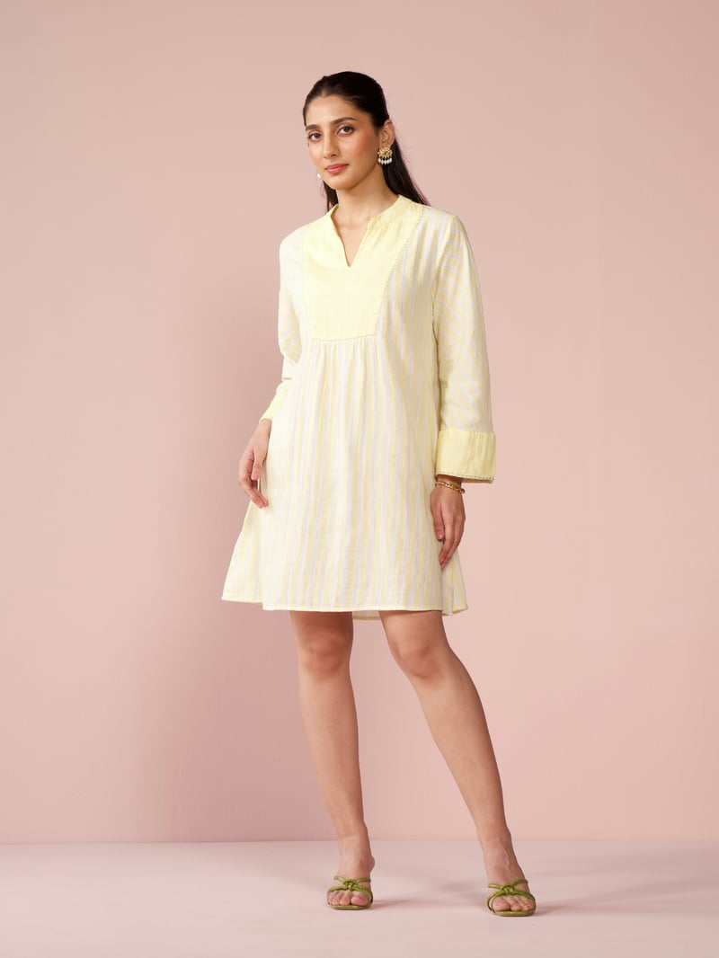 Gelato Cotton Striped Dress