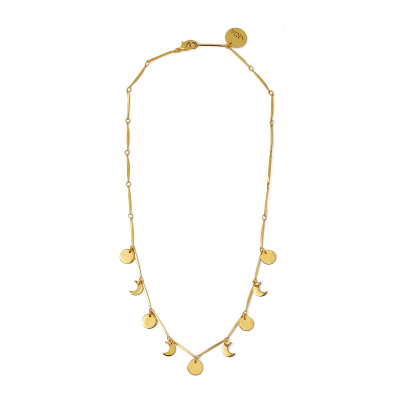 Little Charm Sun And Moon Necklace