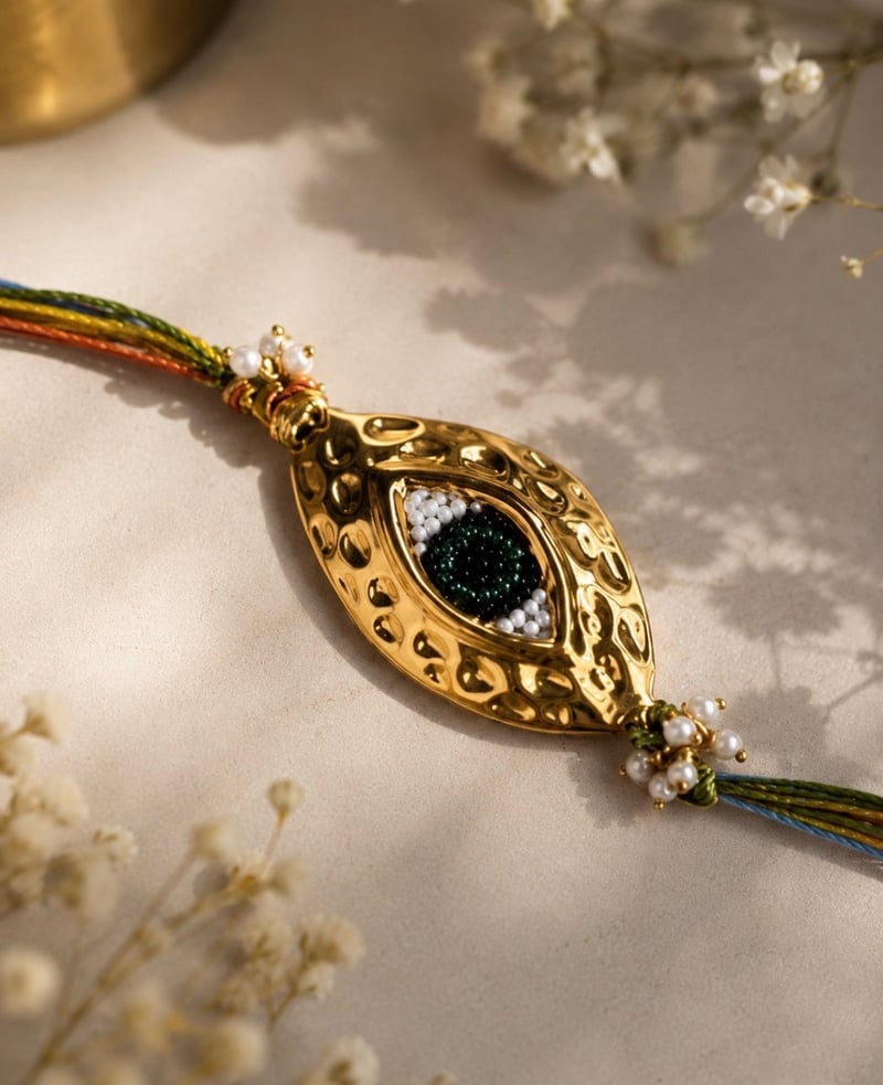 Nazar Rakhi & Ring set (Bhai & Bhabi)