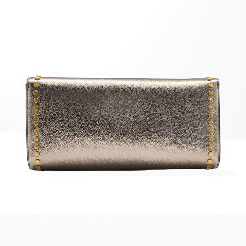 JENA Slim Studded Clutch Bag