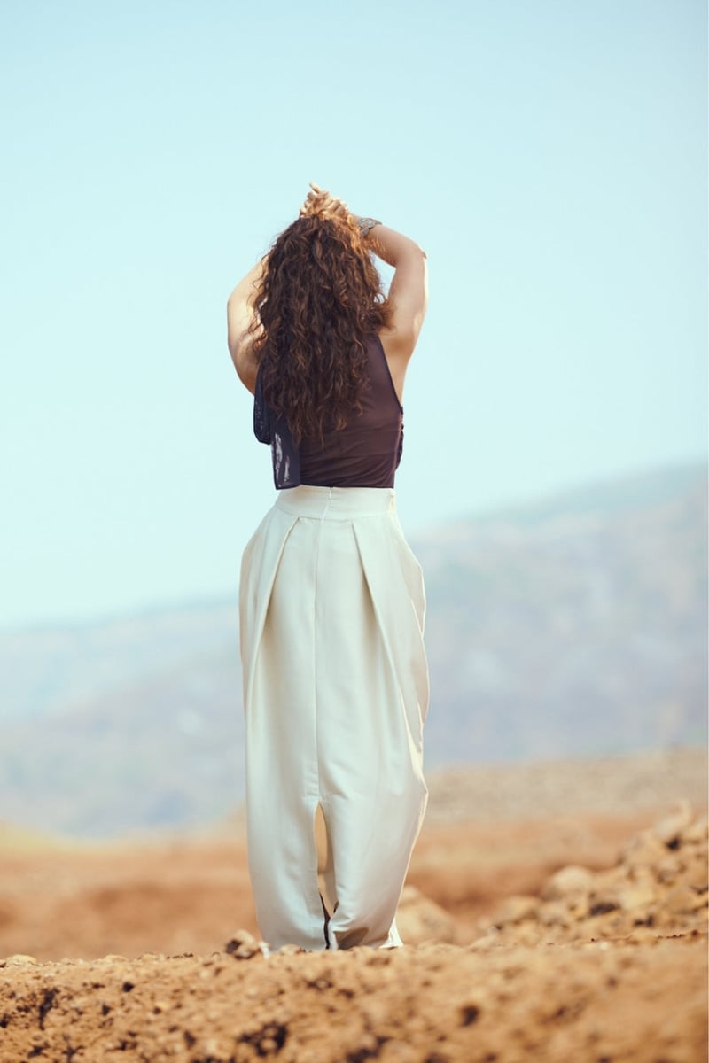 Mint Green Satin Draped Pleated Maxi Skirt