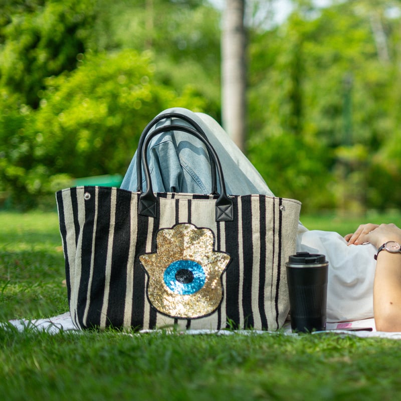 Malia Gold Tote