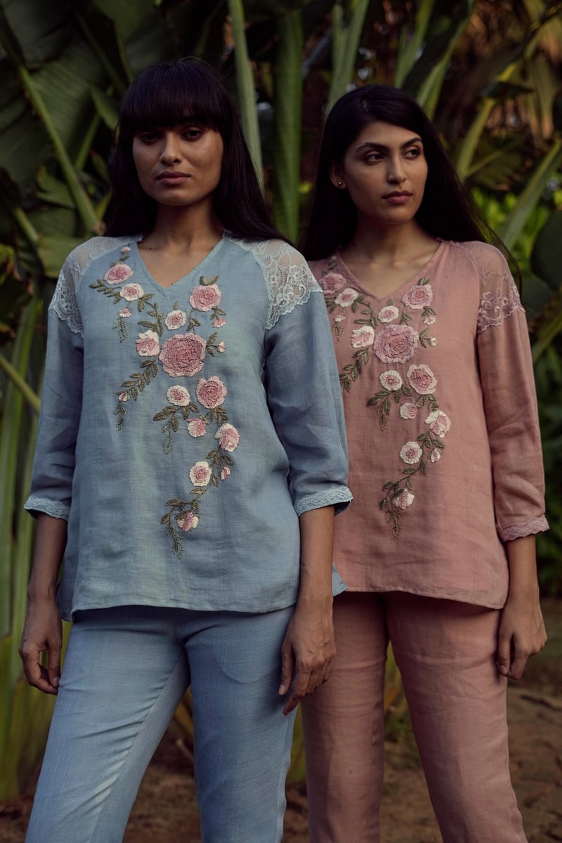 Whimsical Garden Kismat Top