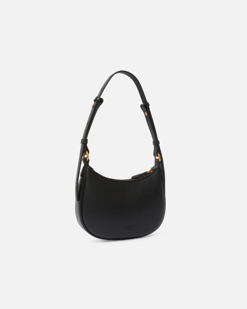 Baby Half Moon Leather Shoulder Bag
