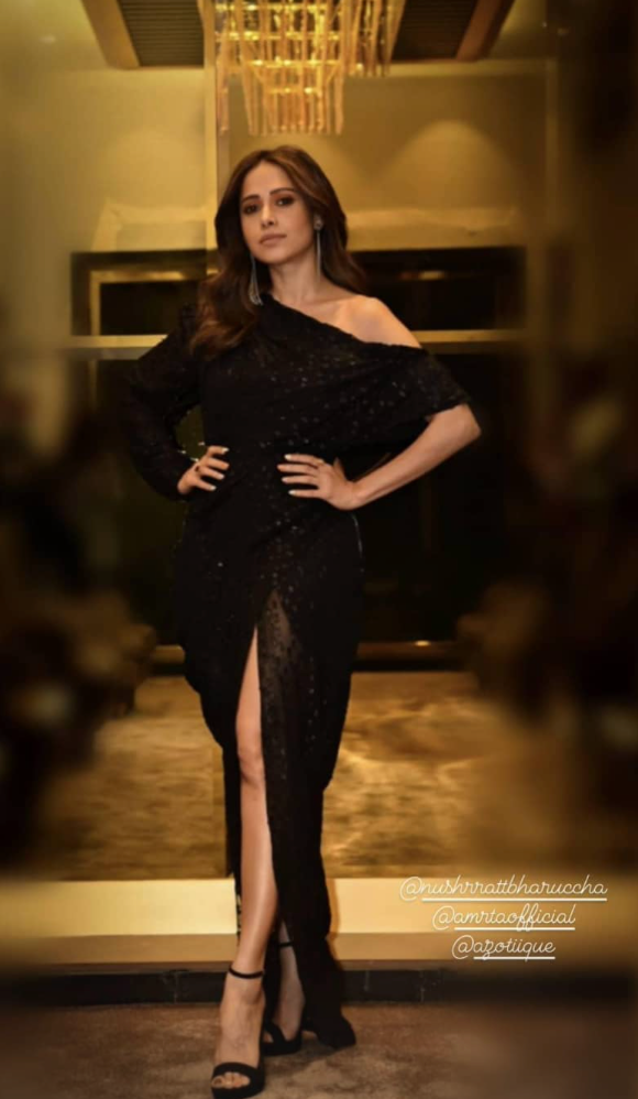 Cowl Black Cocktail Dress — AMRTA BY GUNEET KONDAL