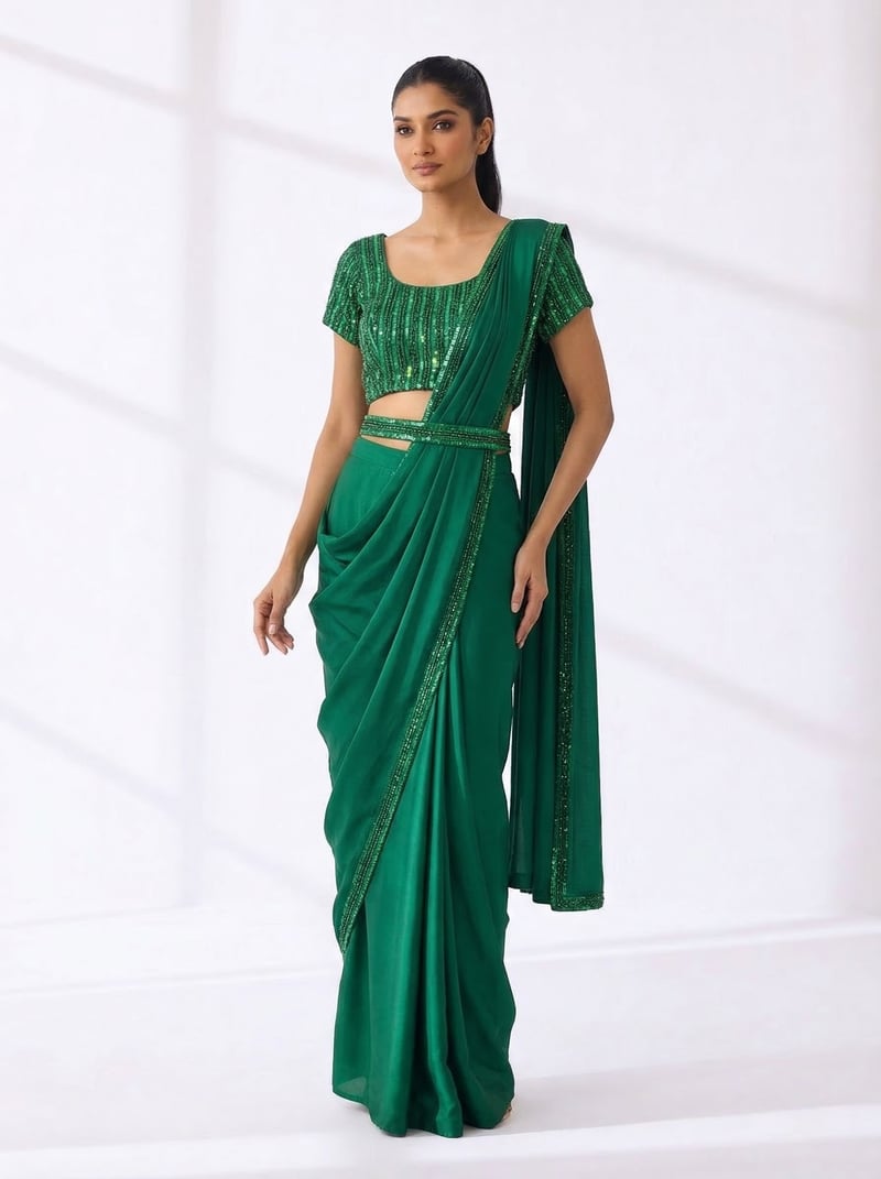 Drape Sari — The Grey Dot