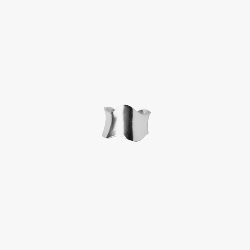 Mini Roller Coaster Ring Silver