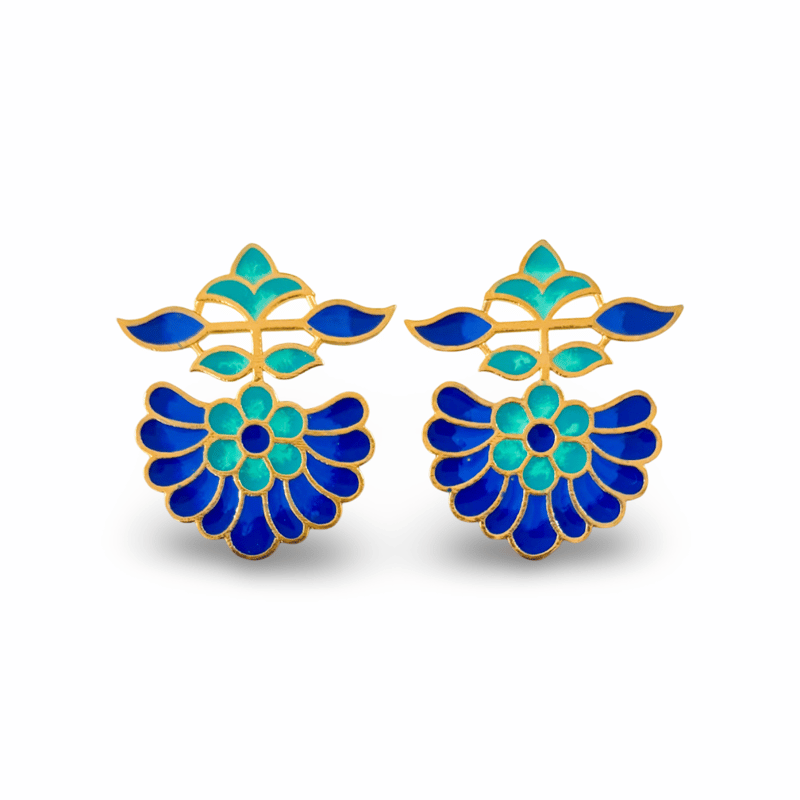 Royal Bloom Pearl Studs