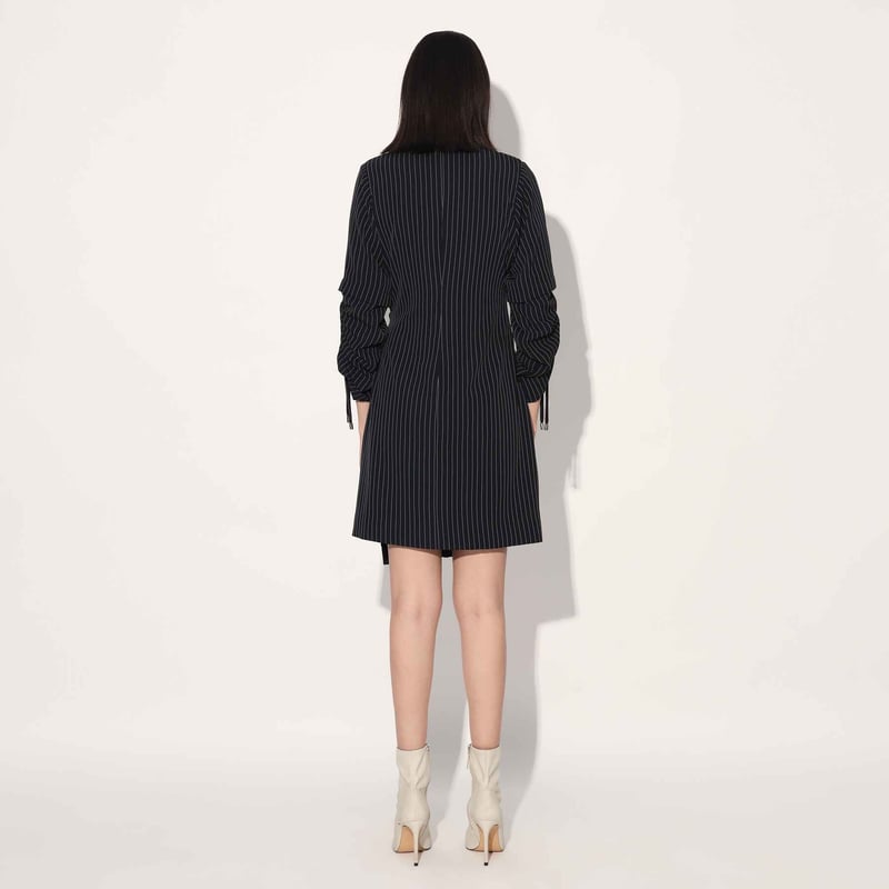 NEBULA STRIPED JACKET DRESS