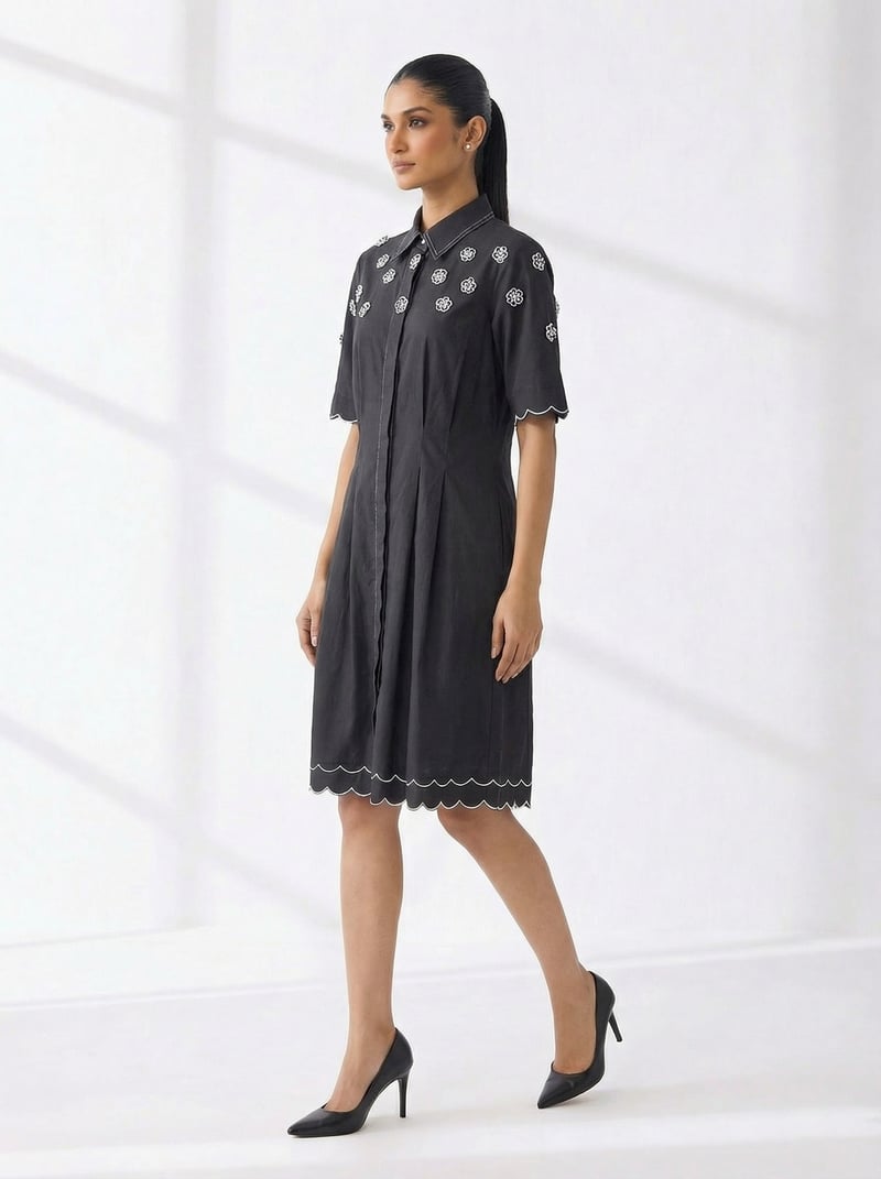 Scallop Flower Dress