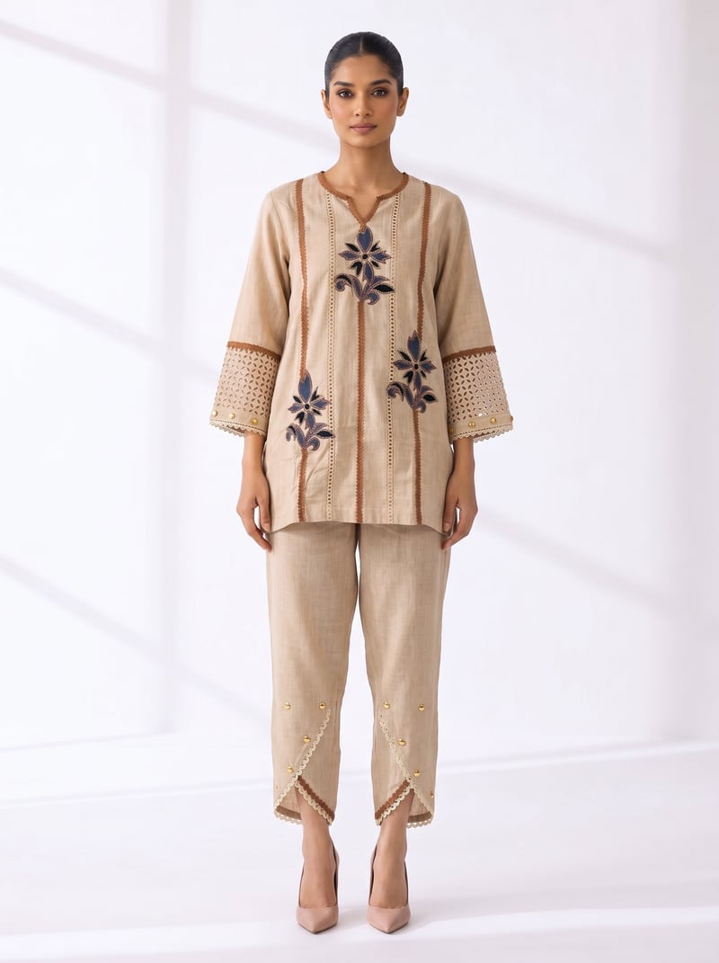 Linen Kurta Set — BUMBLEBEE