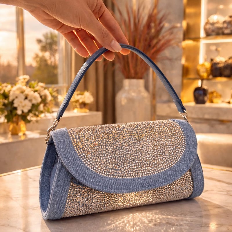 Quinn Denim Bag