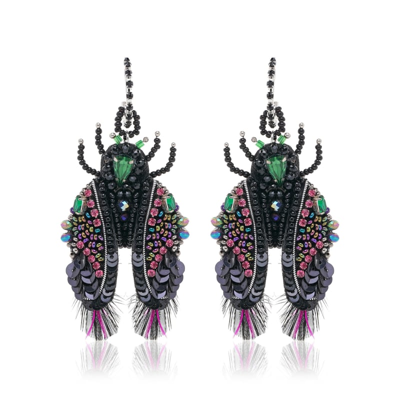 Leafy Flutter Moth Earring — APT Forever