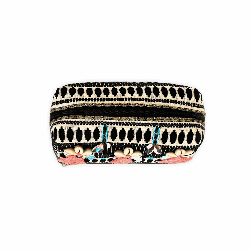 New Make Up Kit Big - Black With Shells