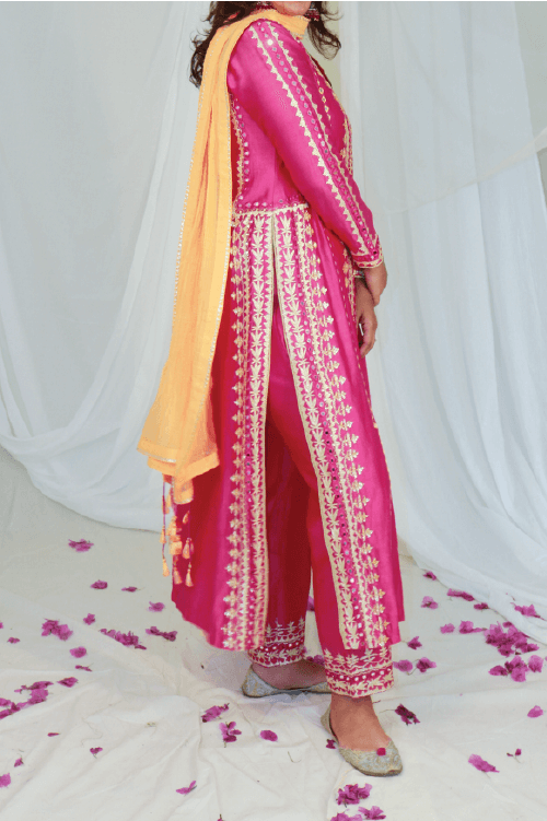 Kyra Chanderi Suit Set