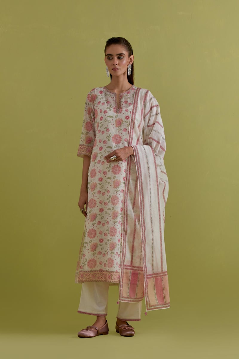 Pink & Peach Dupattas — Upavita