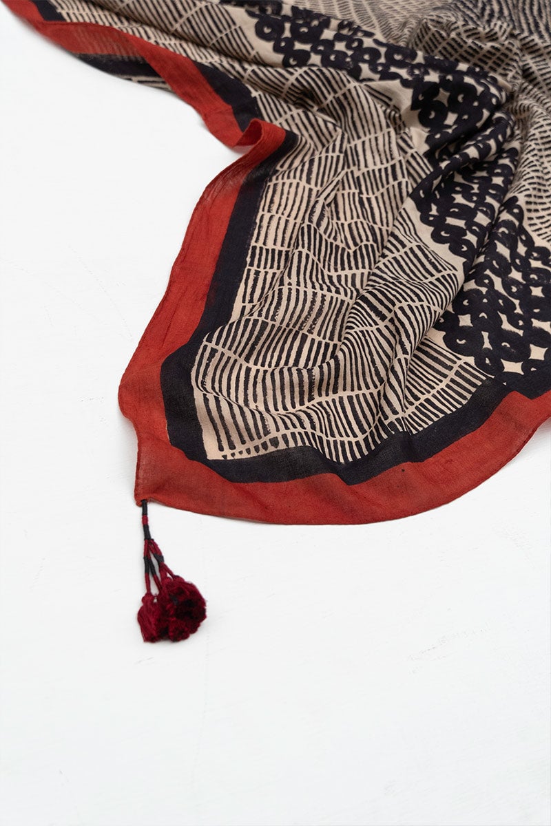 Cotton Scarf - Ori — Vraj Bhoomi