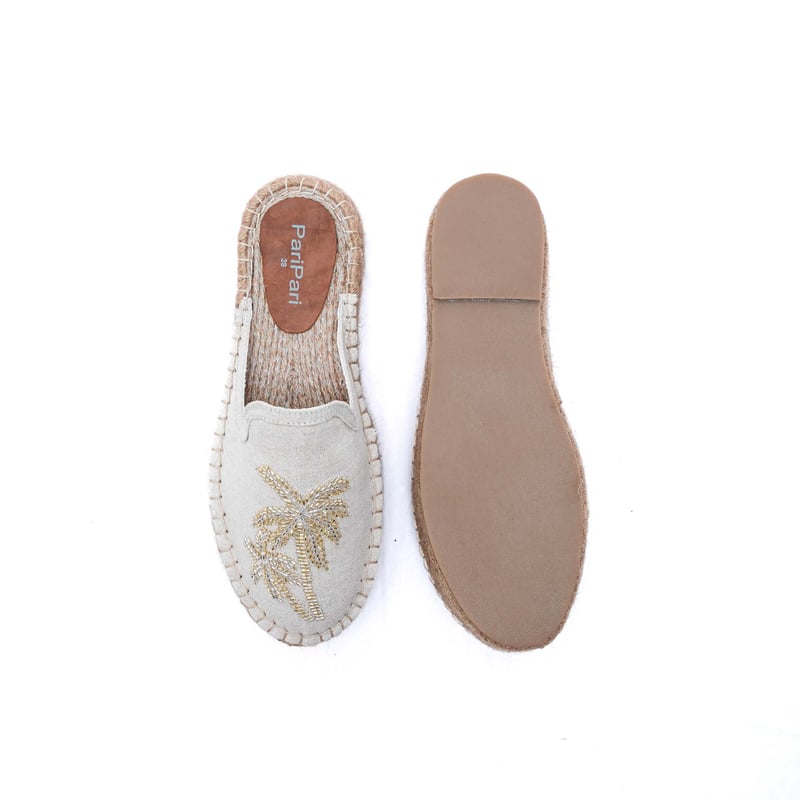 Jumeirah Linen Espadrilles Platforms