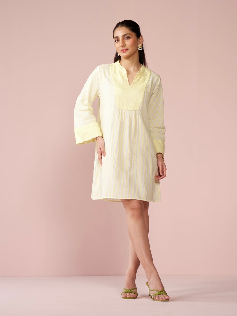 Gelato Cotton Striped Dress — Cosset Clothing