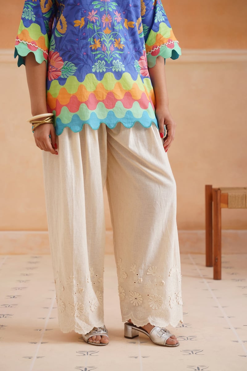 Printed Cotton Kurta and Salwar Co-ord Set