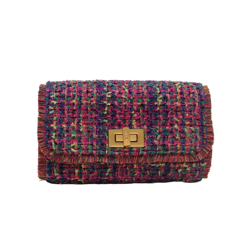 Jena Boucle Clutch Bag