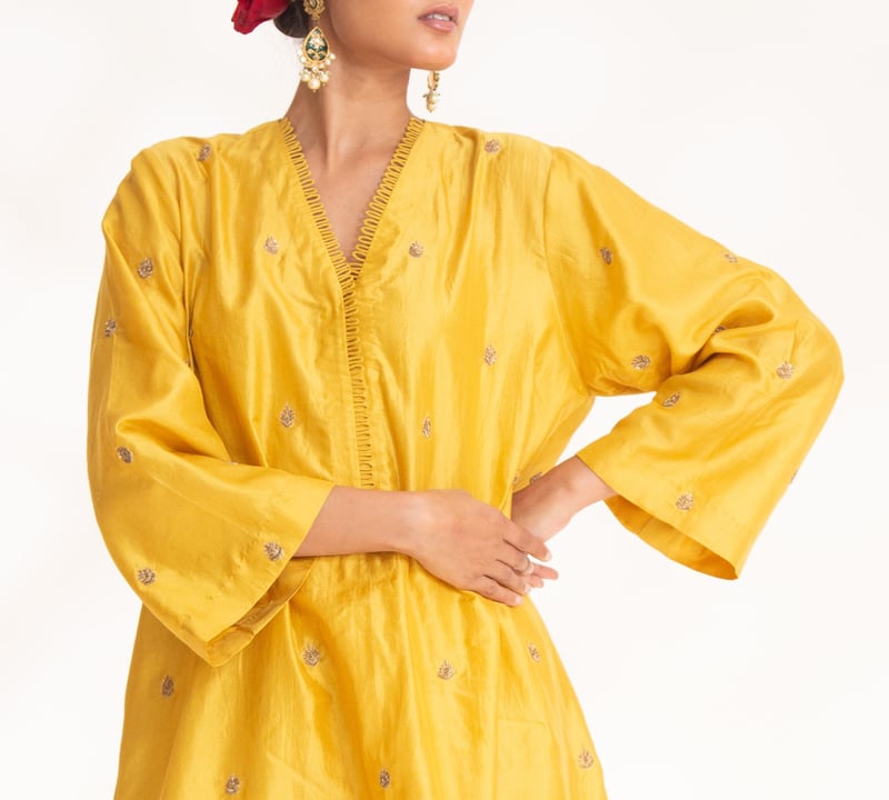 Ojal Pink Kurta Set