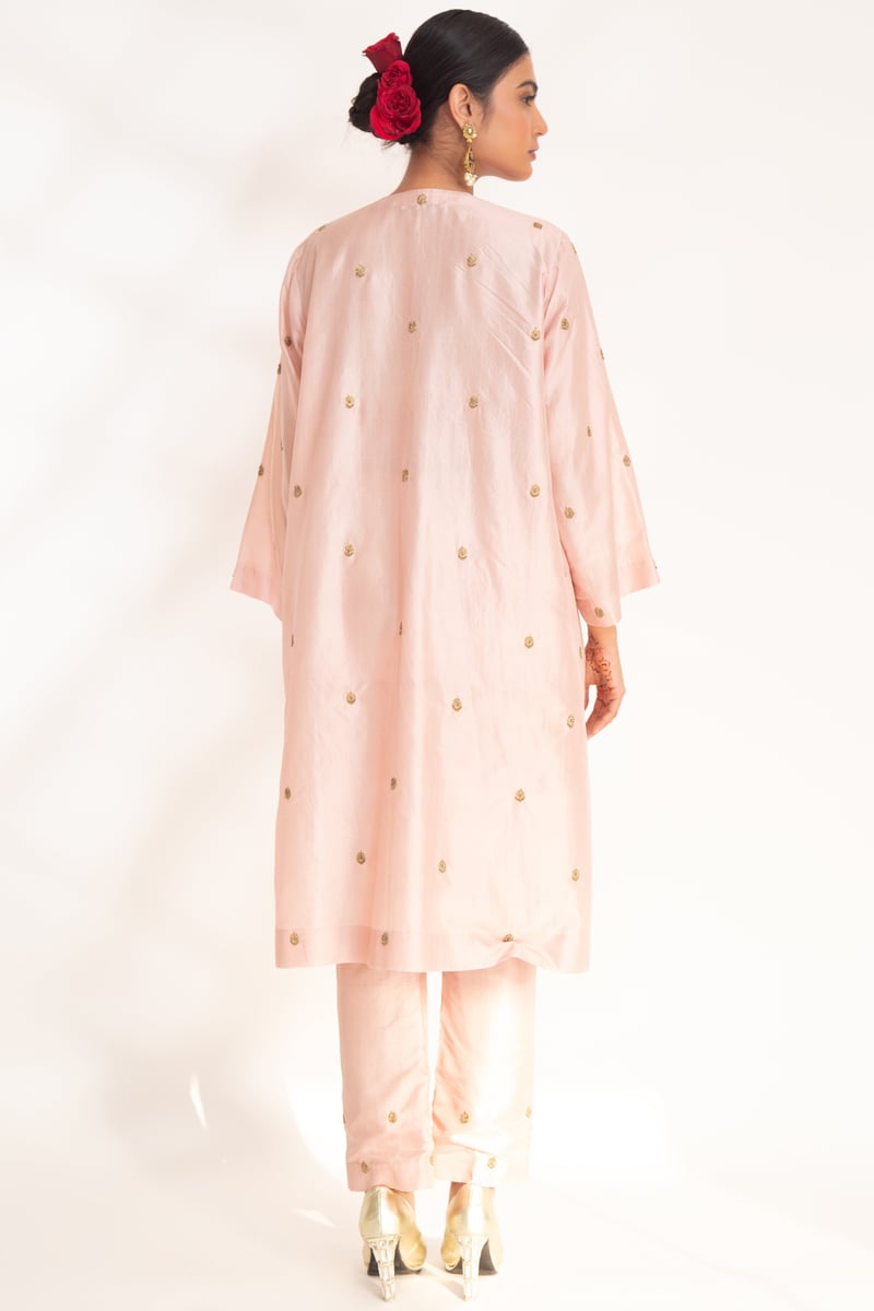 Ojal Pink Kurta Set